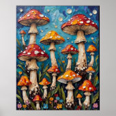 Verzauberter Waldboden Poster (Vorne)