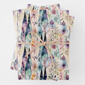 Verzauberter Waldbrand Geschenkpapier Set (Beispiel)