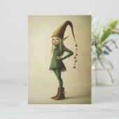 Verzauberter Waldelf Einladung (Stehend Vorderseite)