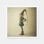 Verzauberter Waldelf Serviette (Vorderseite)