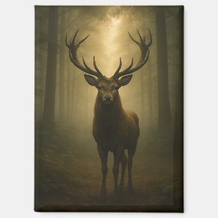 Verzauberter Waldhirsch – Ätherische Tierweltkunst Magnet
