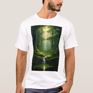 Verzauberter Waldpfad T-Shirt