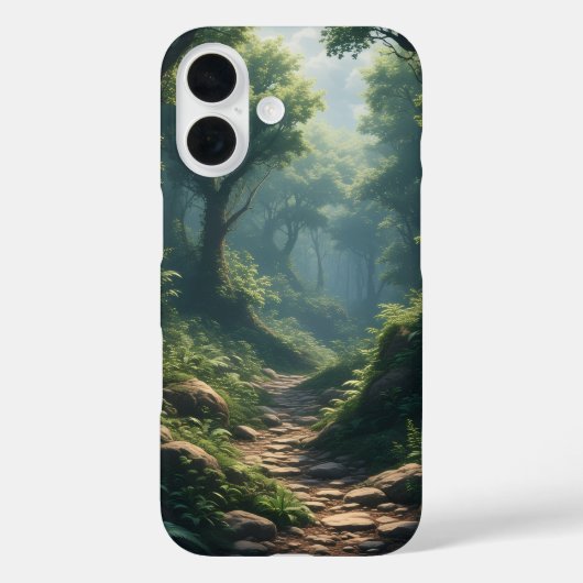 Verzauberter Waldweg Case-Mate iPhone Hülle (Rückseite)