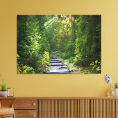 Verzauberter Waldweg Leinwanddruck (Insitu (Wohnzimmer))