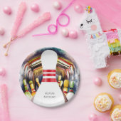 Verzauberter Wasserfarben - Custom Bowling zum Geb Pappteller (Party)