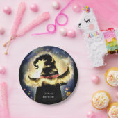 Verzauberter Wasserfarbenassistent zum Geburtstag Pappteller (Party)