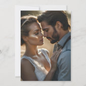 Verzauberter Wasserfarbenwald Save the Date Bohemi Einladung (Rückseite)