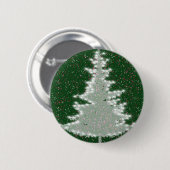Verzauberter Weihnachtsbaum mit Winterglanz Button (Vorne & Hinten)