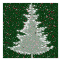 Verzauberter Weihnachtsbaum mit Winterglanz