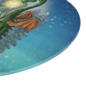 verzauberter Weihnachtsbaum Schneidebrett (Ecke)