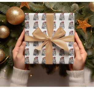 Verzauberter Wintereule Geschenkpapier