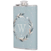 Verzauberter Winterkranz Flachmann (Links)