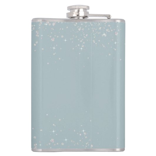 Verzauberter Winterkranz Flachmann (Rückseite)