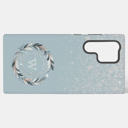 Verzauberter Winterkranz Samsung Galaxy Hülle (Rückseite (Horizontal))