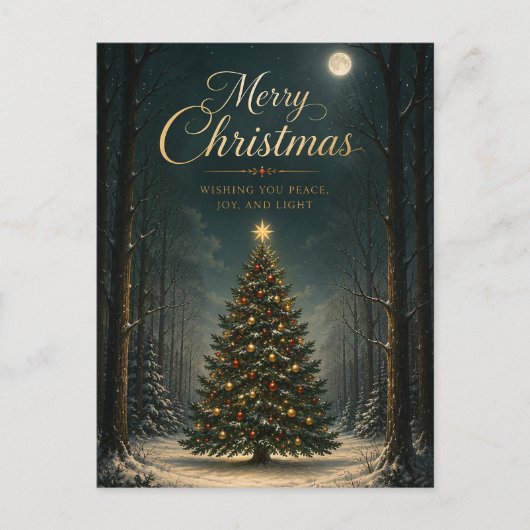 Verzauberter Winterwald Weihnachten (Vorderseite)