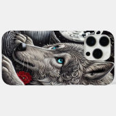 Verzauberter Wolf und Reflektion Case-Mate iPhone Hülle (Rückseite (Horizontal))