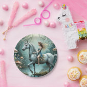 Verzauberter Zug Pappteller (Party)