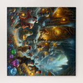 Verzauberter Zwergen-Edelsteinmine Puzzle (Horizontal)