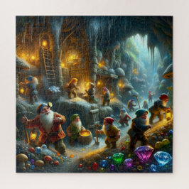 Verzauberter Zwergen-Edelsteinmine Puzzle