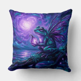 VerzauberterLaubfrosch Kissen