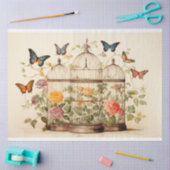 Verzaubertes Aviar: Entweihung des Geburtskäfigs Seidenpapier (Basteln)