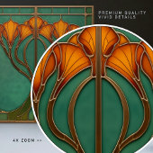 Verzaubertes Blossom-Hartglas Fliese