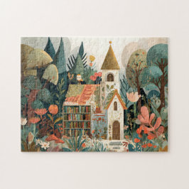 Verzaubertes Buchhaus Puzzle
