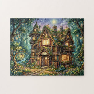 Verzaubertes Buchhaus Puzzle
