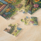 Verzaubertes Buchhaus Puzzle (Seite)