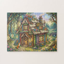 Verzaubertes Buchhaus Puzzle