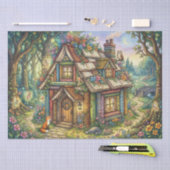 Verzaubertes Buchhaus Seidenpapier (Handwerk)