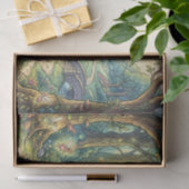 Verzaubertes Buchhaus Seidenpapier (Geschenk)