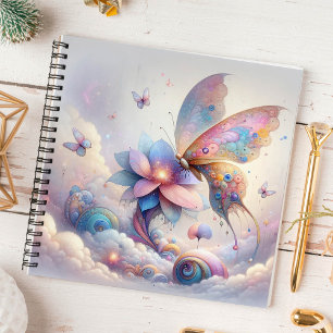 Verzaubertes Butterfly Spiral-Notebook Notizblock