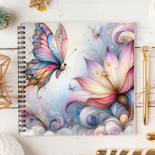 Verzaubertes Butterfly Spiral-Notebook Notizblock