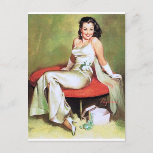 Verzaubertes Button Postkarte (Vorderseite)