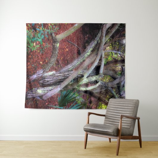 Verzaubertes Clearing Wandteppich (Beispiel (Horizontal))