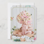 Verzaubertes Einhorn und Märchen zum Personalisier Einladung (Rückseite)