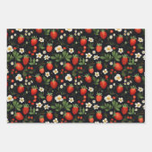 Verzaubertes Erdbeerpapier-Set Geschenkpapier Set (Vorderseite 2)