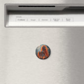 Verzaubertes Feenpferd mit lebendigem Mane Magnet (In Situ (Geschirrspüler))