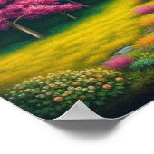 Verzaubertes Flusstal Poster (Ecke)