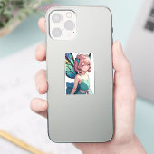 Verzaubertes Flutterling Aufkleber (Telefon)