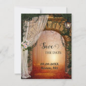 Verzaubertes Foto Save the Date Ankündigung (Vorderseite)