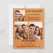 Verzaubertes Foto Save the Date Ankündigung (Rückseite)