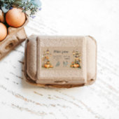 Verzaubertes Herbst-Rustikales Etikett für den Eie