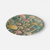 verzaubertes Holz Pappteller (Schrägansicht)