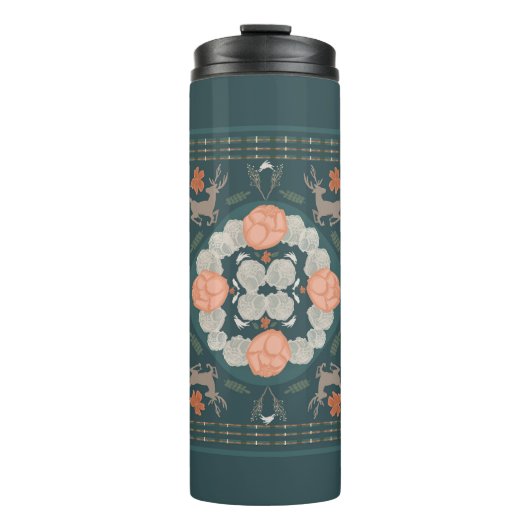 verzaubertes Holz Thermosbecher (Vorderseite)