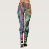 Verzaubertes Junk Journal Leggings (Rückseite)