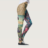 Verzaubertes Junk Journal Leggings (Rechts)