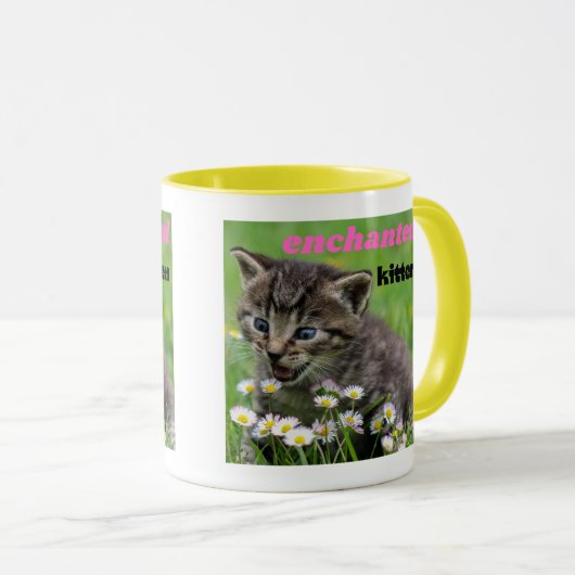 verzaubertes Kätzchen Tasse (VorderseiteRechts)