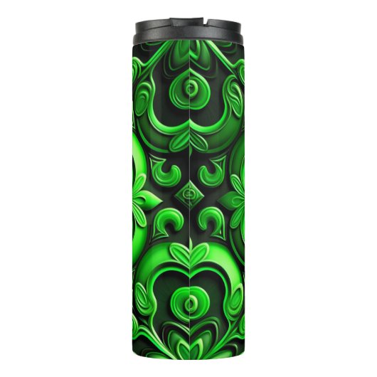 Verzaubertes Kleeblatt Thermosbecher (Rückseite)